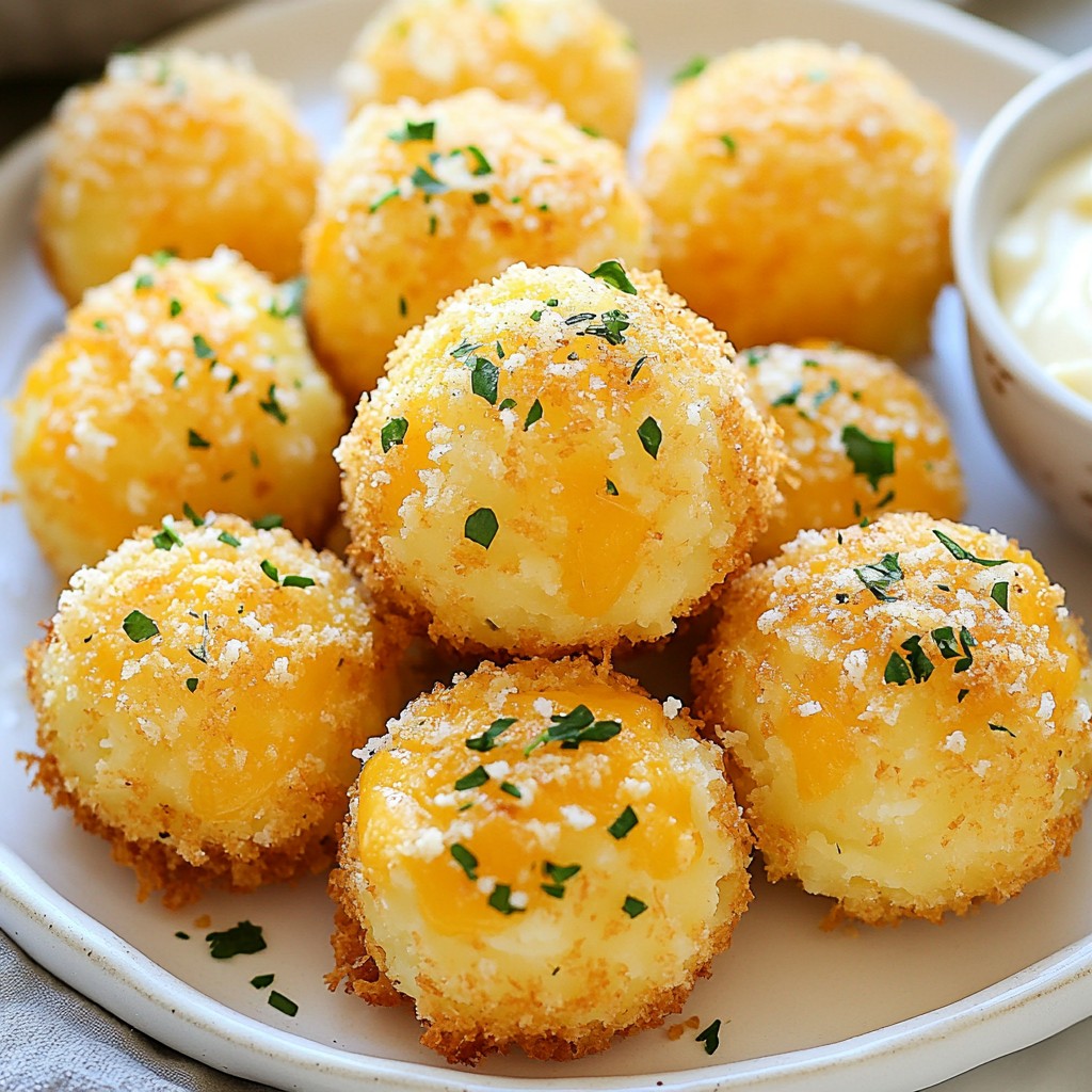 Mashed Potato Cheese Puffs Irresistible Snack Recipe