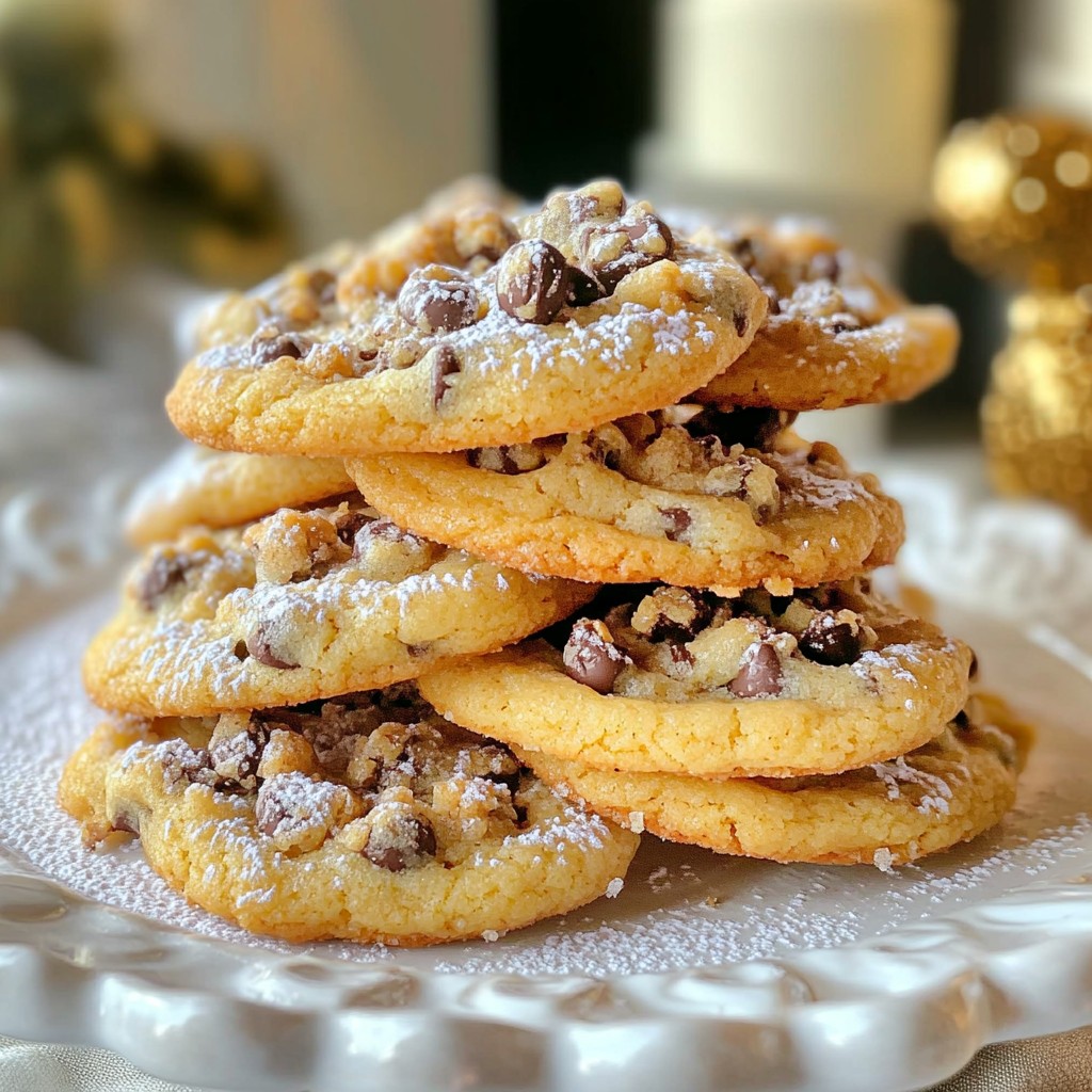 Chocolate Chip Cheesecake Cookies Tasty Sweet Treat