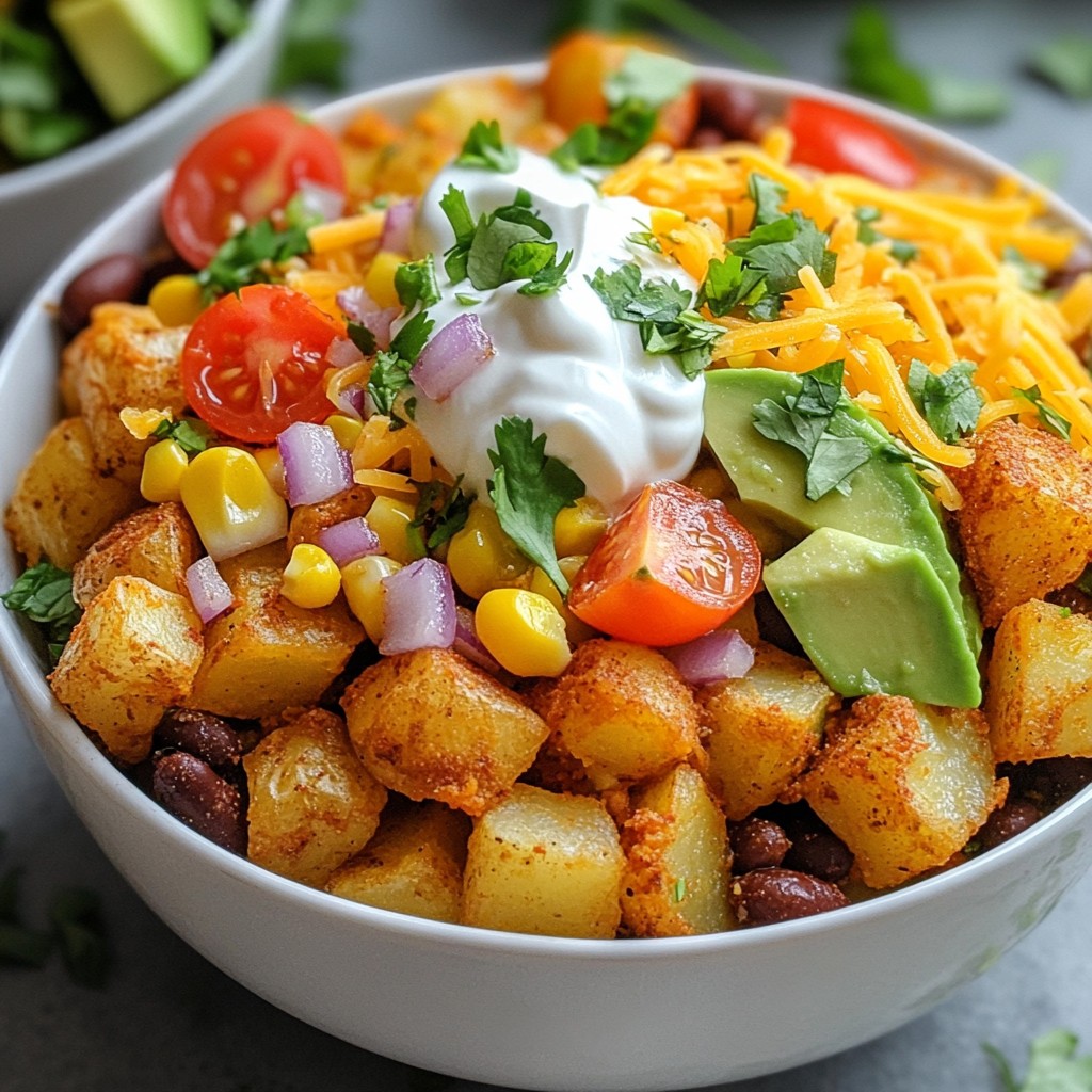 Loaded Potato Taco Bowls Flavorful and Easy Delight