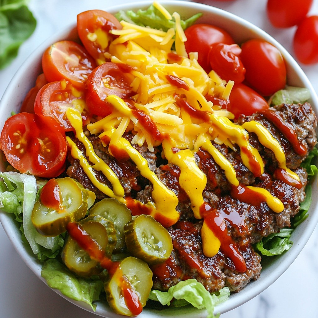 Easy Smash Burger Bowls Savory and Simple Meal