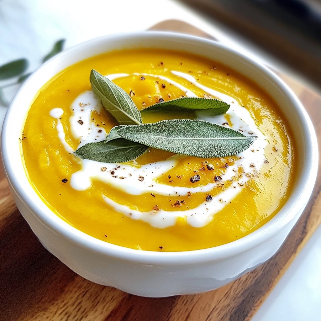 Autumn Squash Soup Hearty and Flavorful Dish