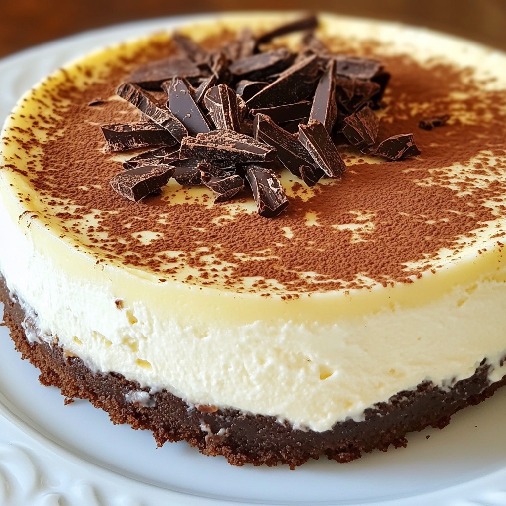Tiramisu Cheesecake Delectable Dessert Recipe