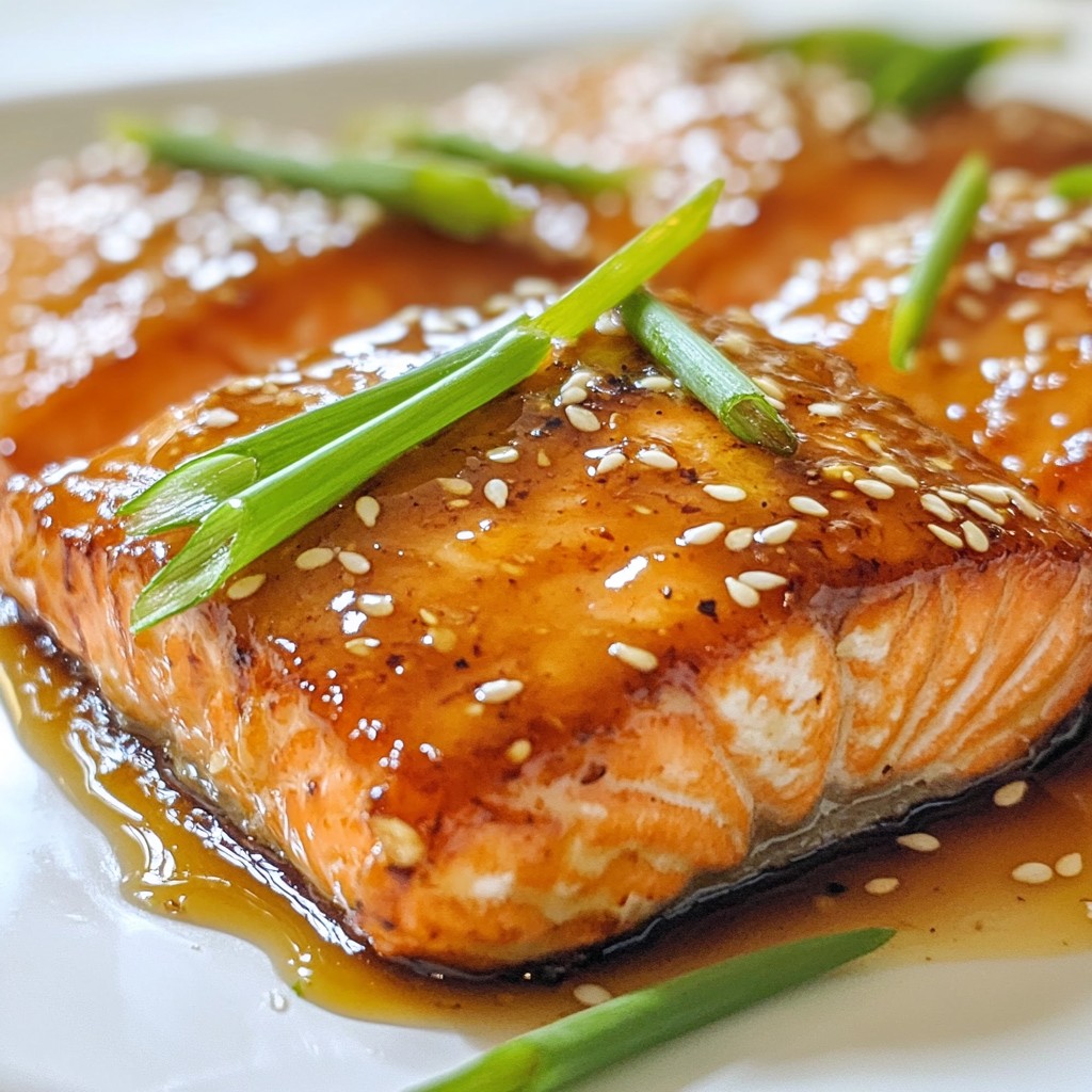 Honey Garlic Glazed Salmon Tasty and Simple Recipe