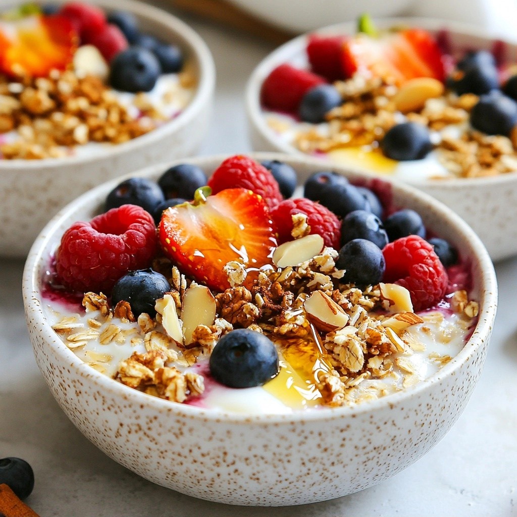 Overnight Breakfast Muesli with Nuts and Berries Boost