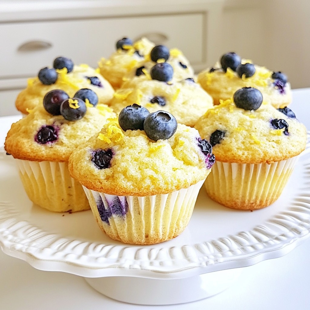 Overnight Breakfast Lemon Blueberry Muffin Mix Recipe