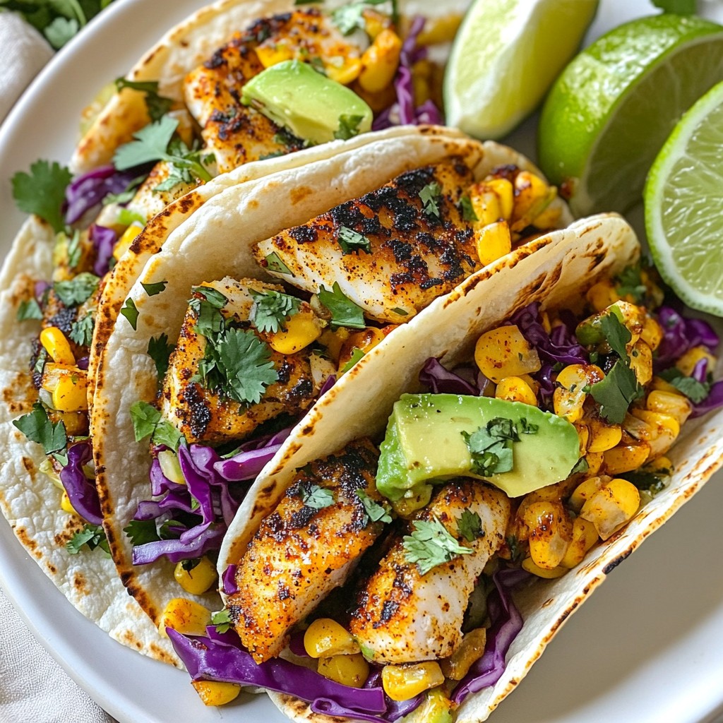 Blackened Fish Tacos Flavorful and Easy Recipe