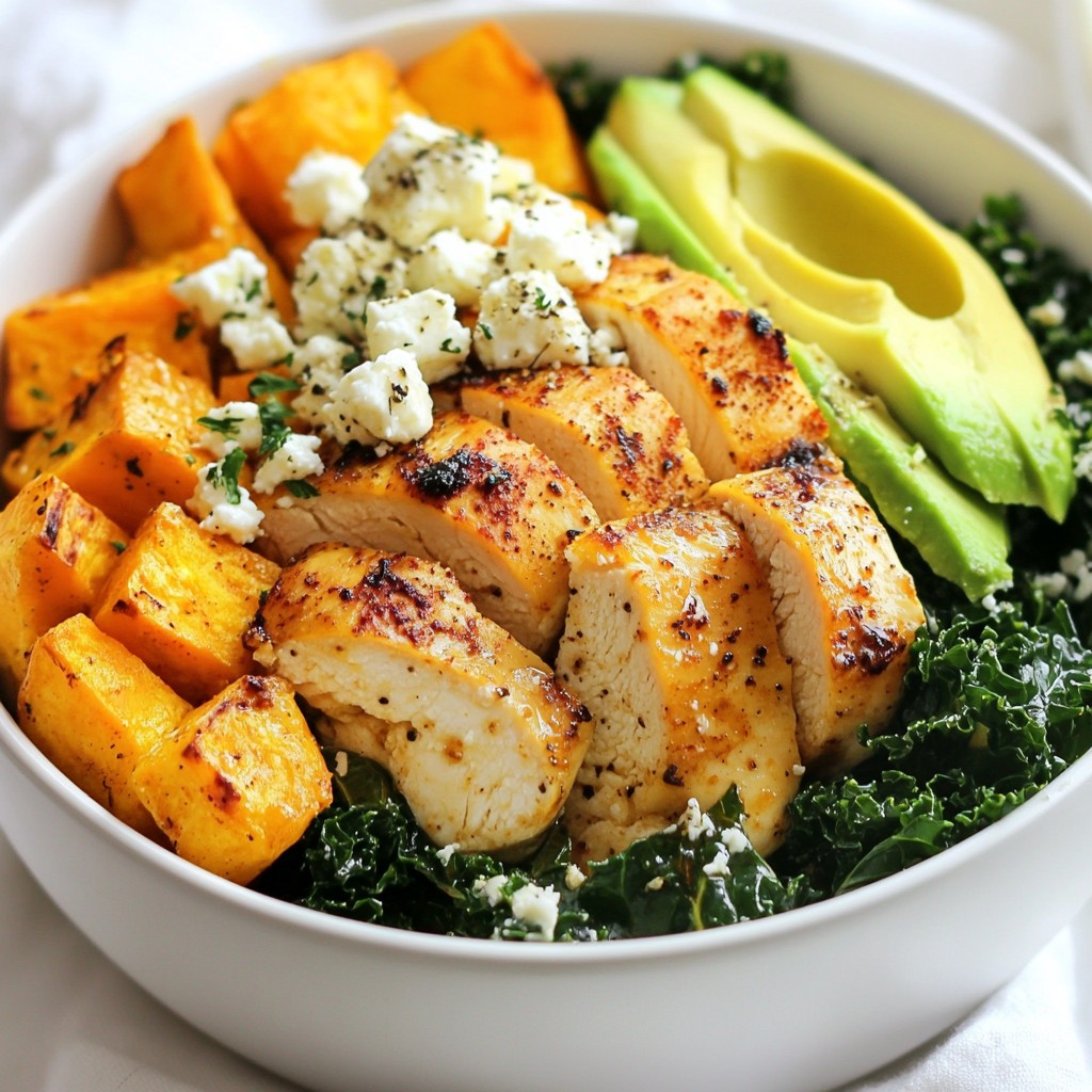 Chicken and Sweet Potato Power Bowls Healthy Meal Idea