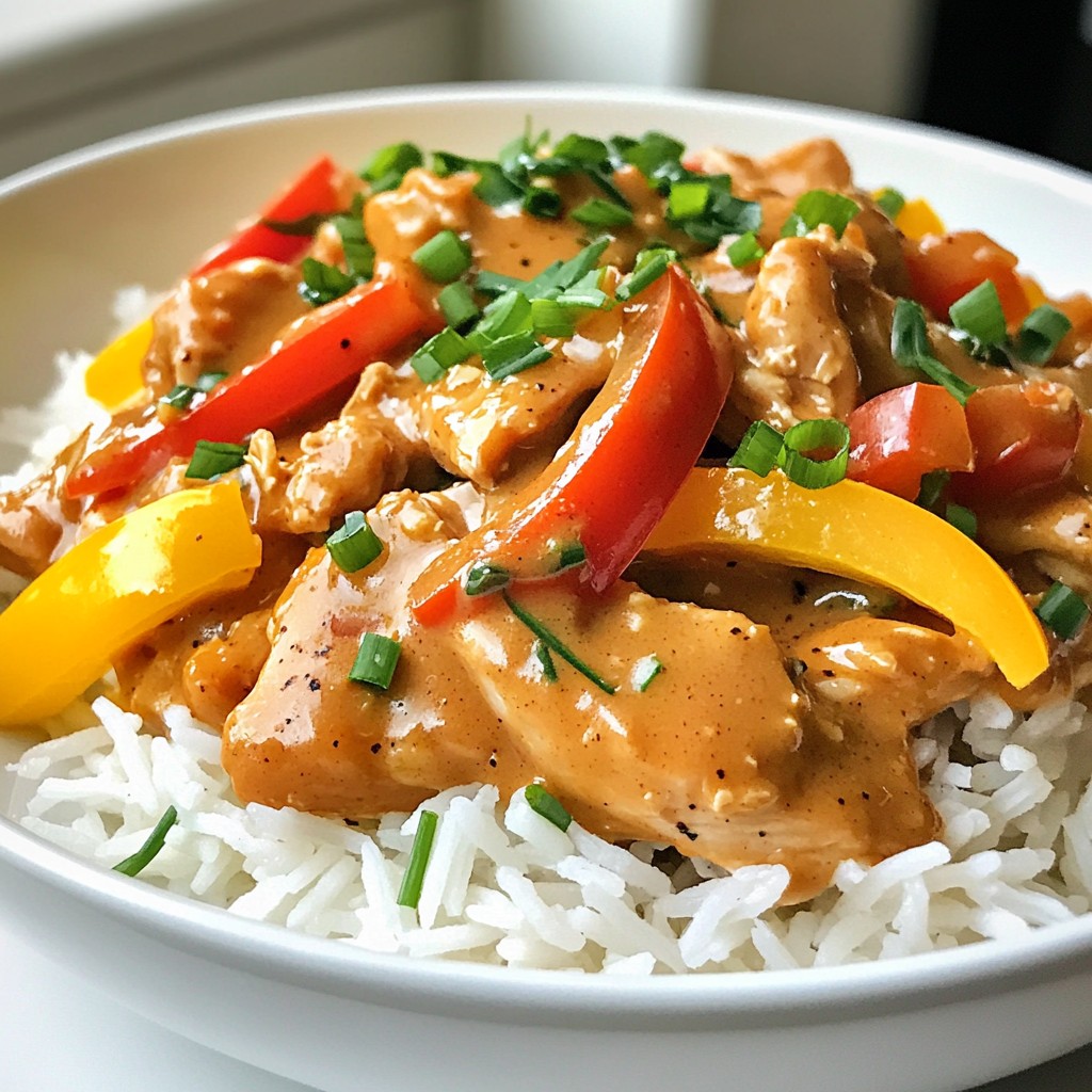 Savory Slow Cooker Peanut Chicken Easy and Tasty Meal