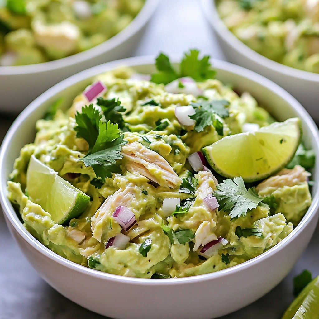 Mayo-Free Avocado Chicken Salad Fresh and Creamy Fix