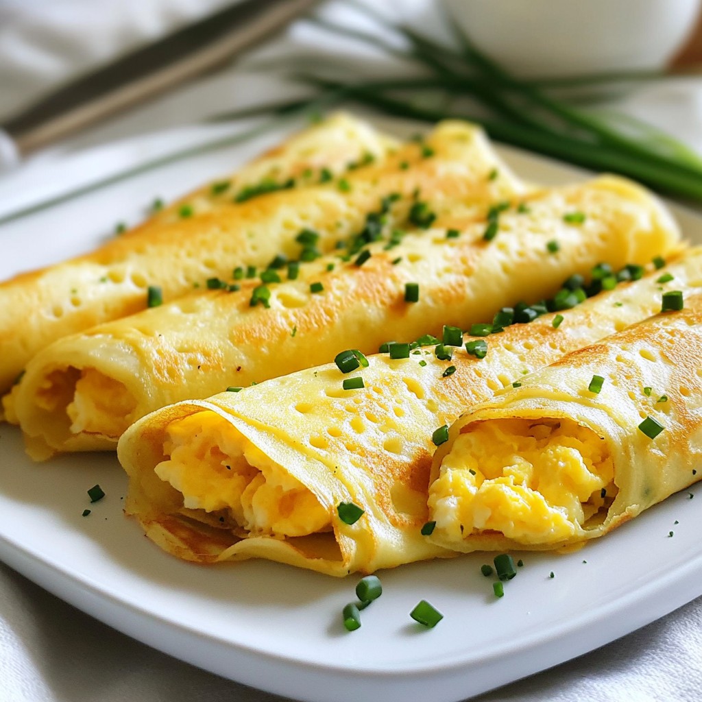 Savory Brunch Eggs and Cheese Crepes Delightful Recipe