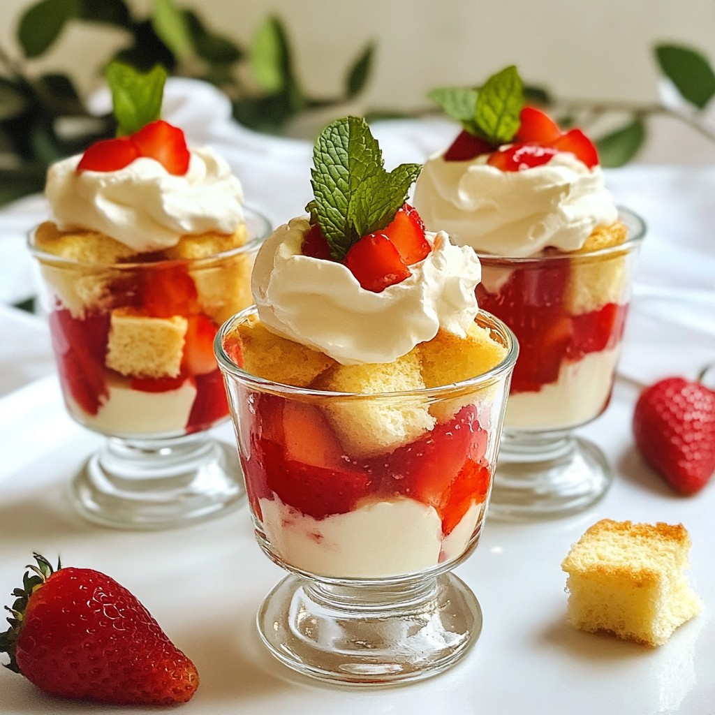 Strawberry Shortcake Shooters Tasty and Fun Treats