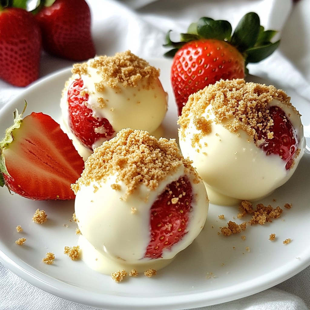 Strawberry Cheesecake Truffle Balls Easy Sweet Treat