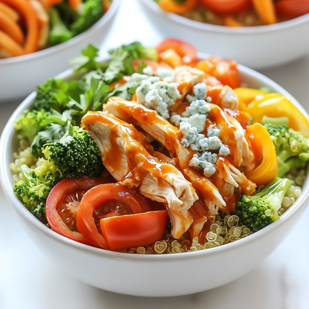 Buffalo Chicken Meal Prep Bowls Easy and Healthy Recipe
