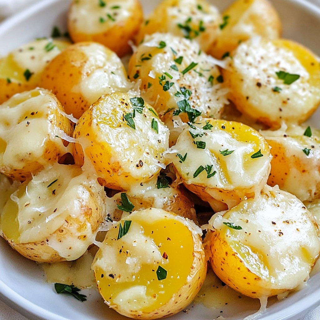 Creamy Garlic Baby Potatoes Rich and Tasty Side Dish