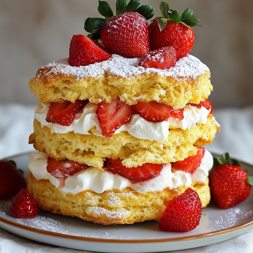 Amazing Strawberry Shortcake Delightful Summer Dessert