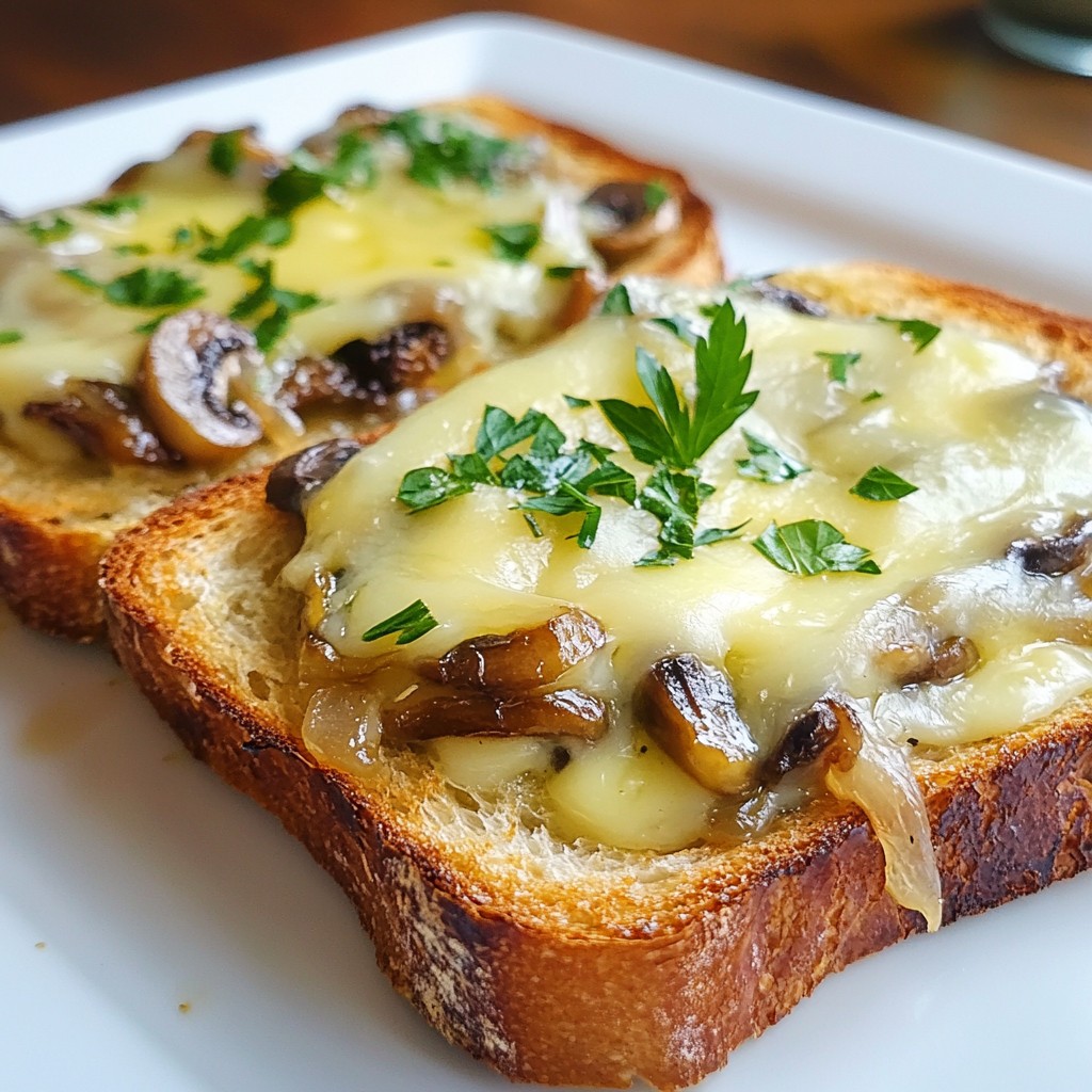 Savory Swiss Mushroom Melt Comforting and Simple Recipe