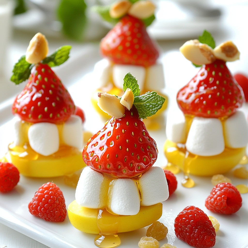 Fairytale Fruit Mushroom Treats Delightful and Easy Snack