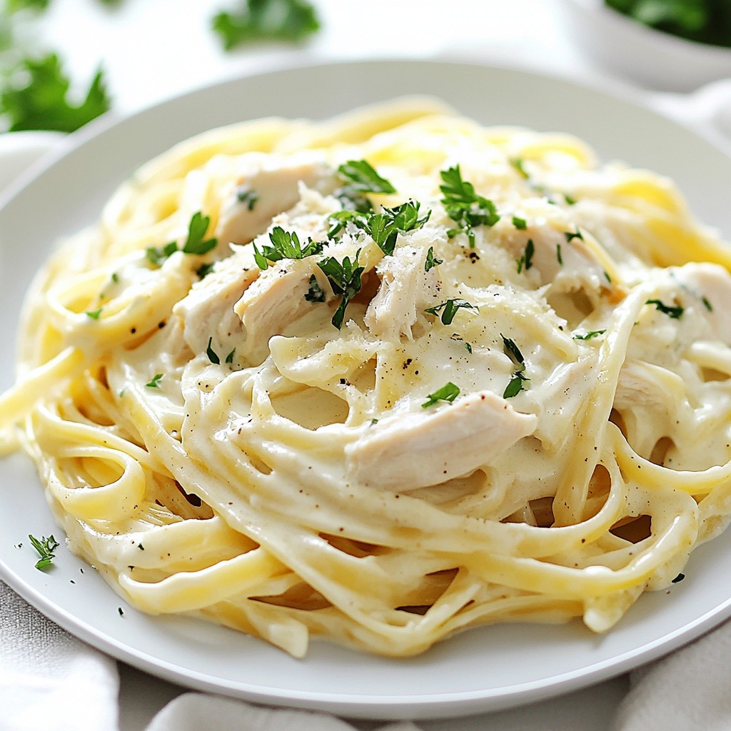 Slow Cooker Chicken Alfredo Creamy Delight Recipe