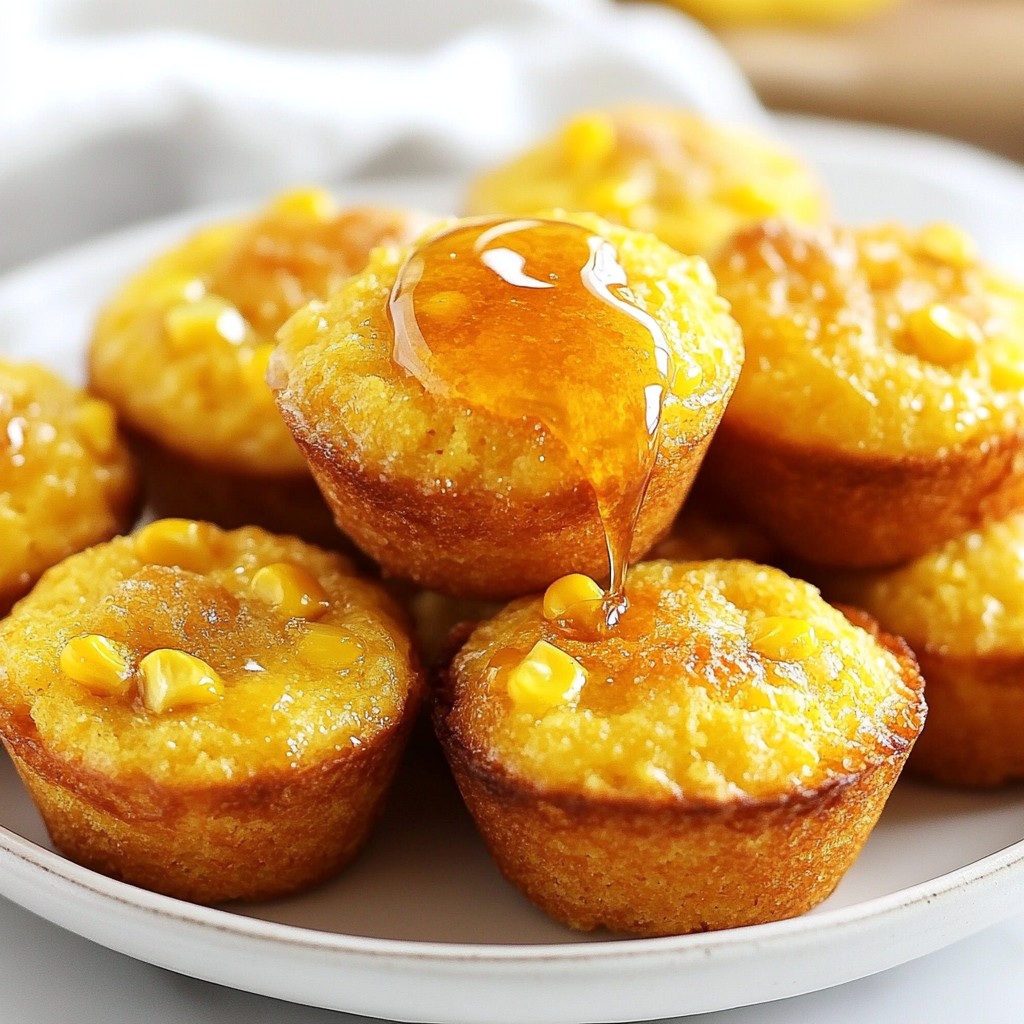 Honey Butter Cornbread Poppers Irresistible Flavor Treat