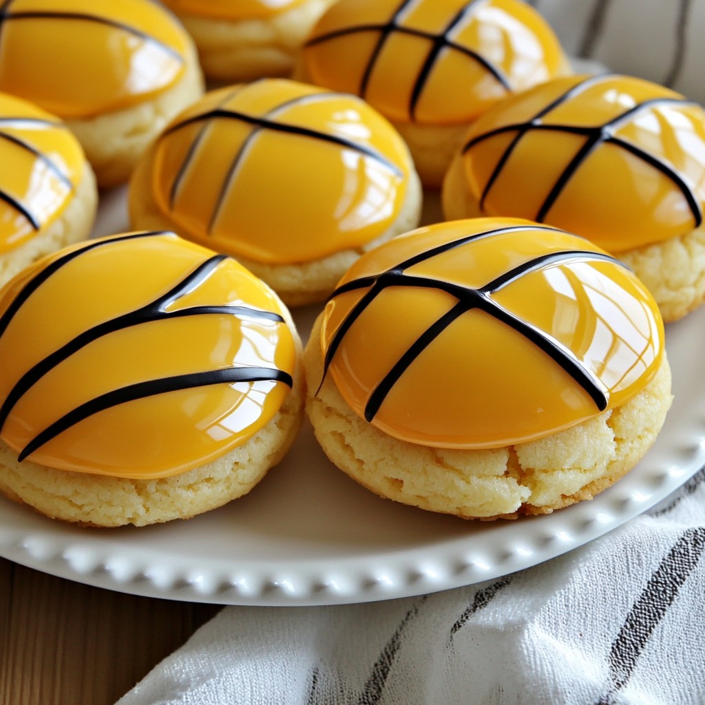 March Madness Basketball Cookies Delicious Game Day Treat