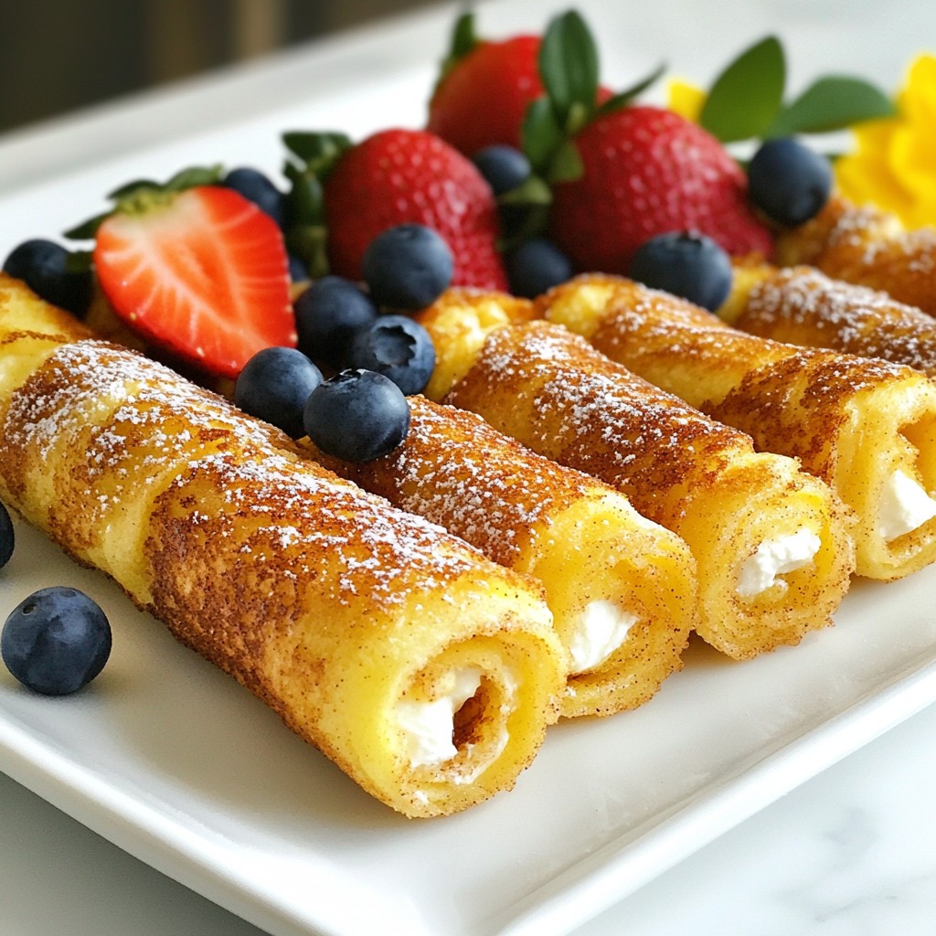 Cinnamon Sugar French Toast Roll Ups Easy Breakfast Treat
