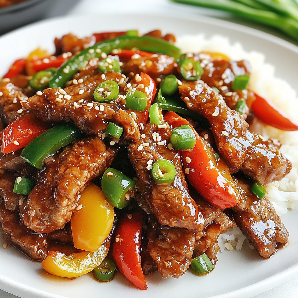 Crispy Chili Beef Flavor-Packed and Easy Recipe