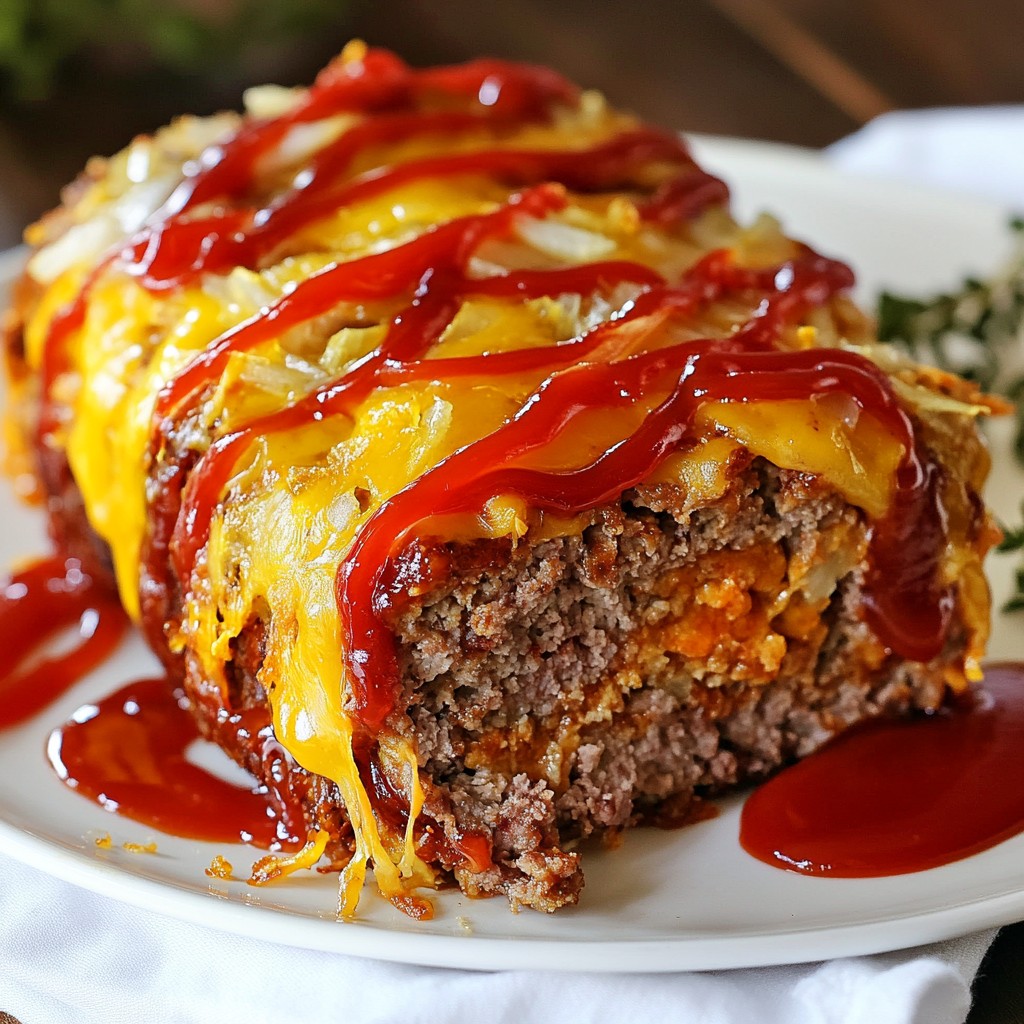 Cheeseburger Meatloaf Flavorful and Easy Recipe