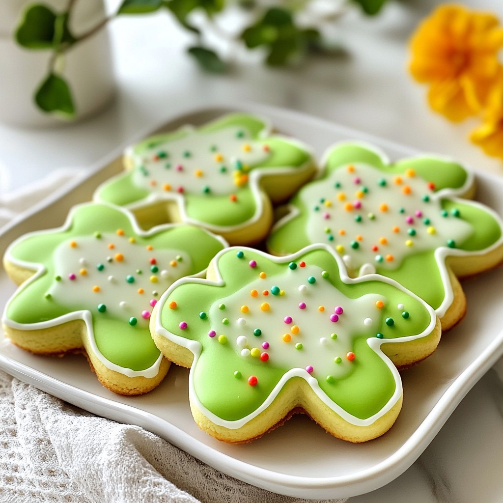 Easy Shamrock Sugar Cookies Delightful Recipe Today