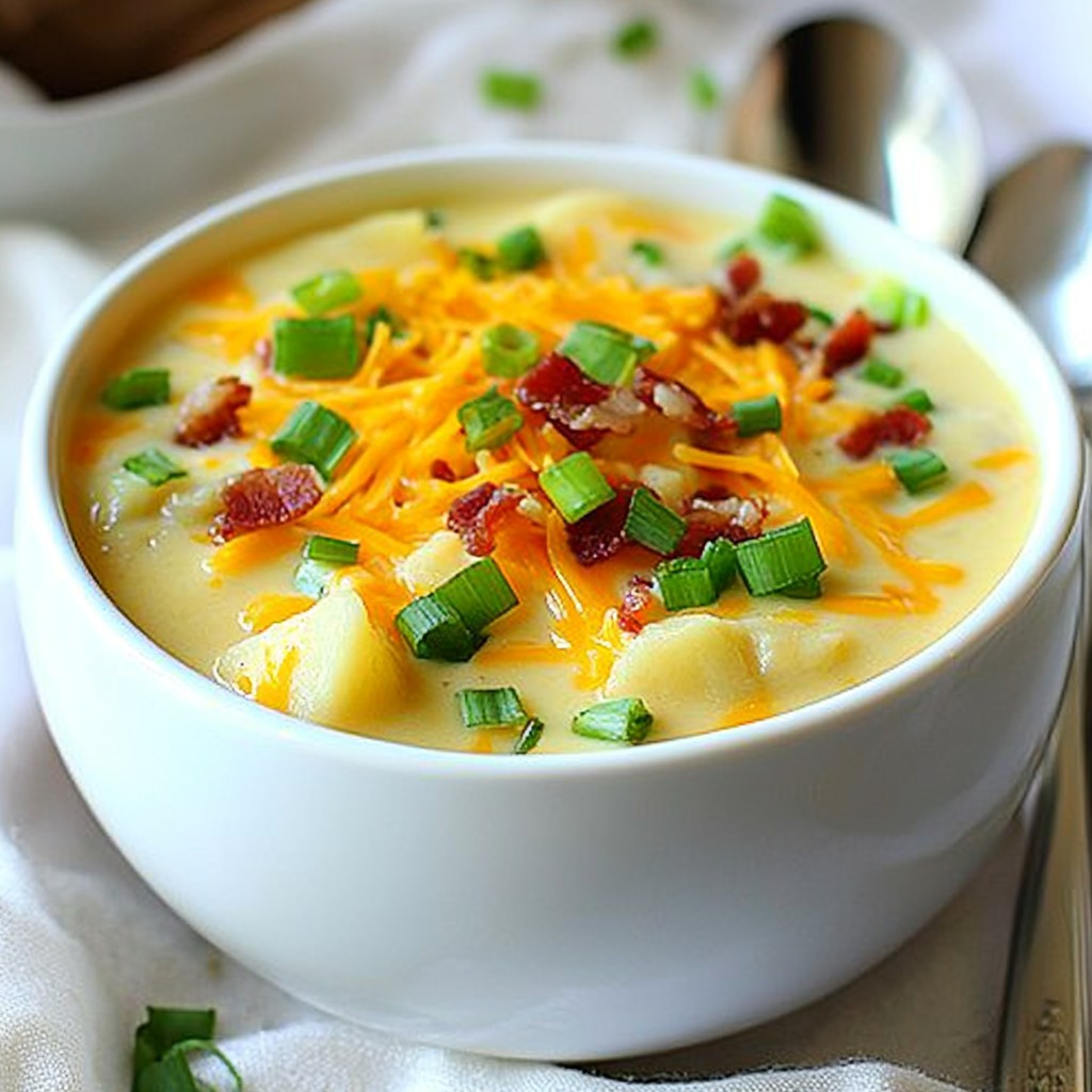Loaded Baked Potato Soup Creamy and Comforting Bowl