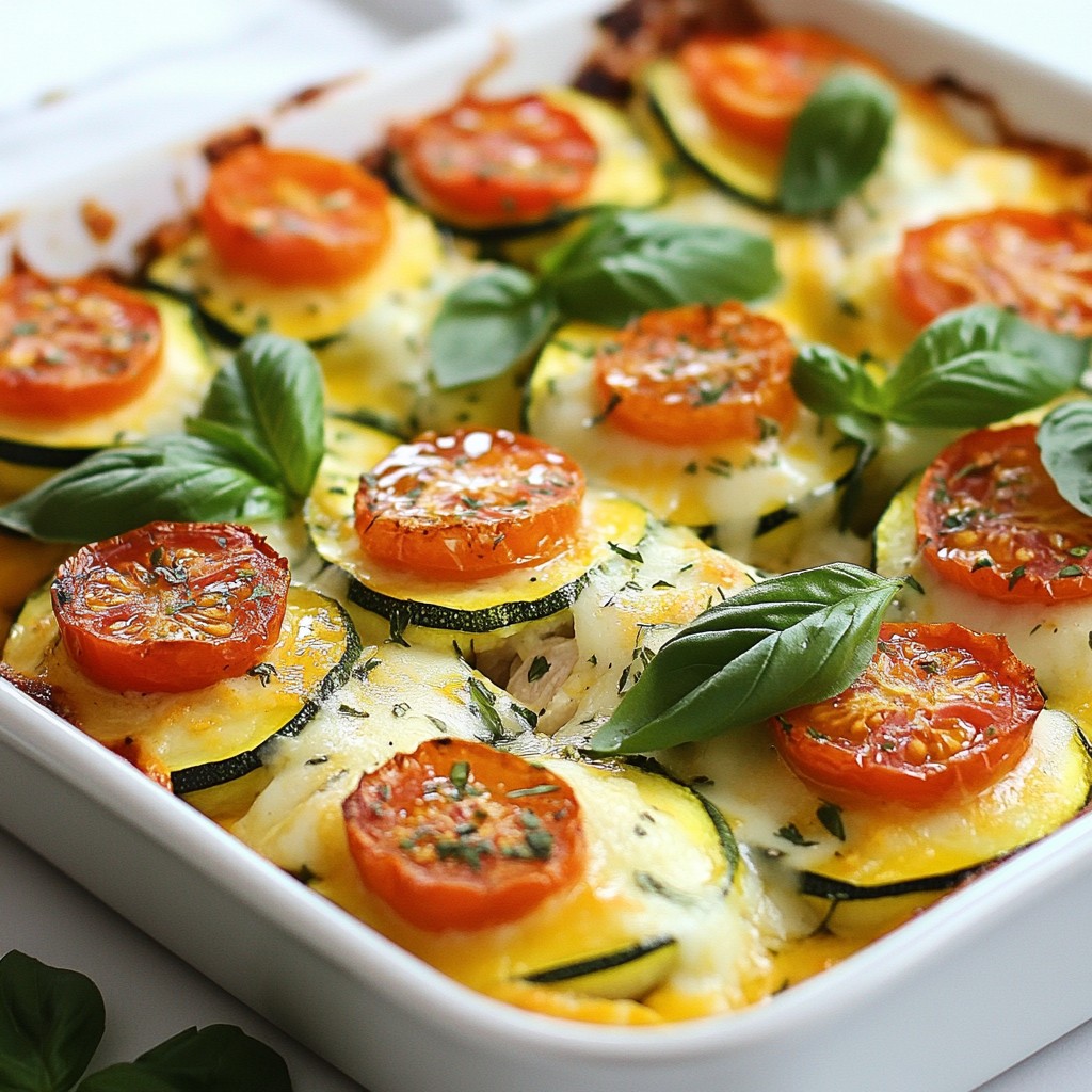 Chicken Zucchini Bake Simple Comfort Food Delight