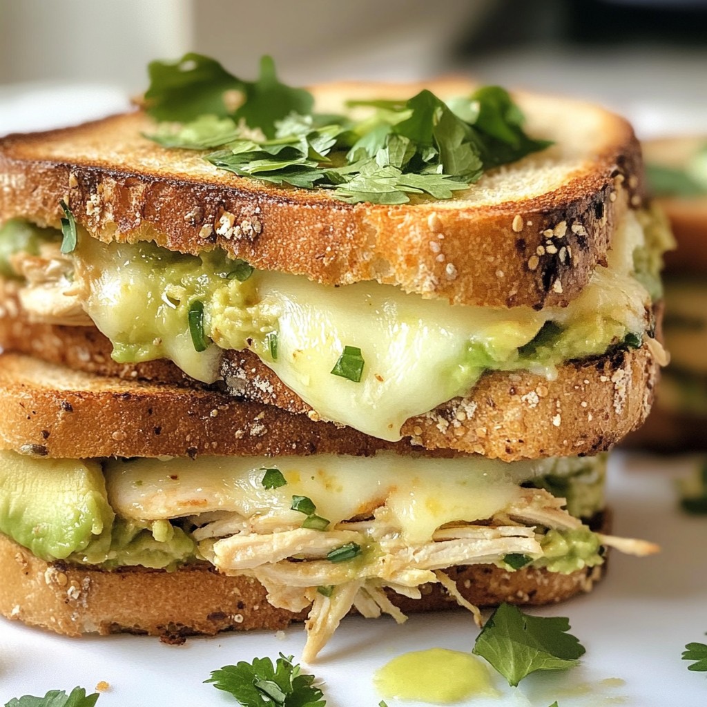 Chicken Avocado Melt Flavorful and Easy Recipe