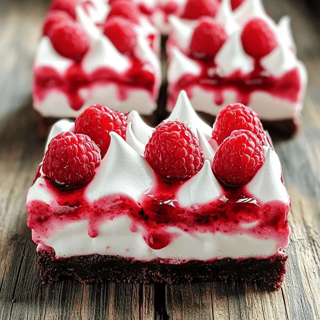 Raspberry Meringue Bars Fresh and Flavorful Delight