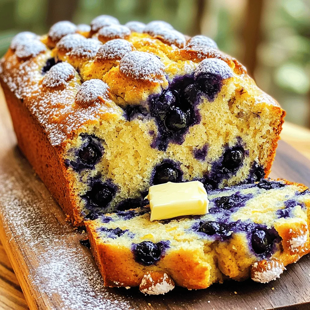 Maine Blueberry Bread Delightfully Soft and Moist